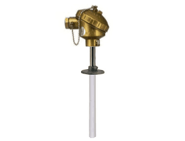 WRN-330-F活動法蘭燒結四氟耐腐熱電偶