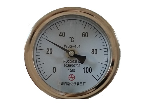 WSS-451不銹鋼抽芯式雙金屬溫度計(jì)
